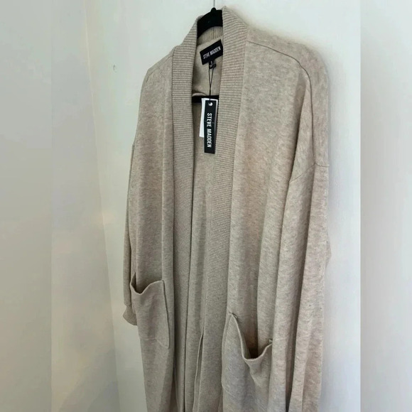 Steve Madden Marla Open Front Long Cardigan NWT - Picture 8 of 9